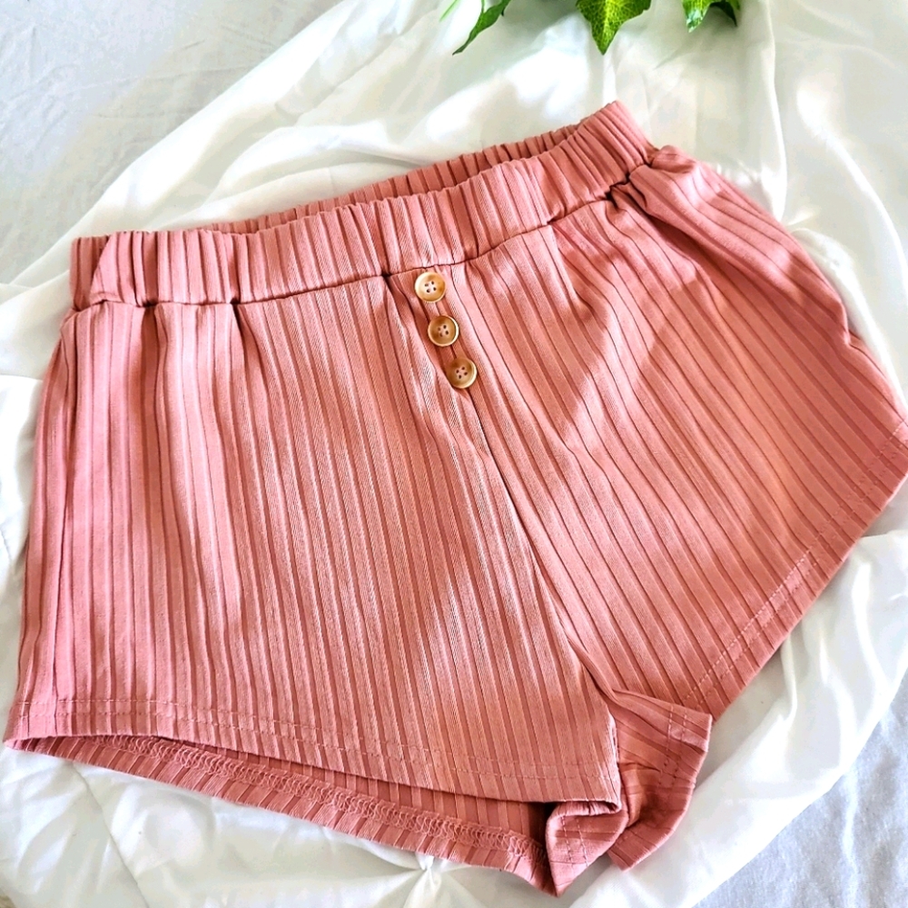 Pink short high waist